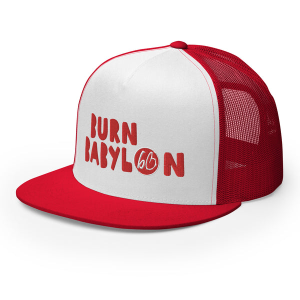 BURN BABYLON Trucker Hat