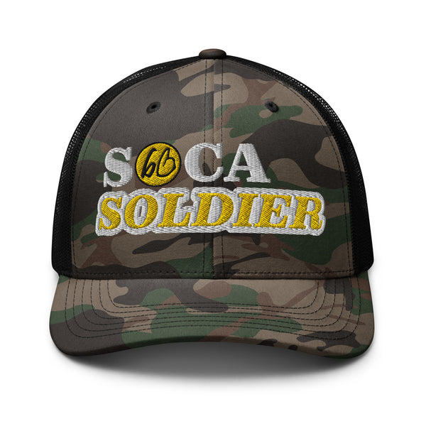 SOCA SOLDIER Camouflage Trucker Hat