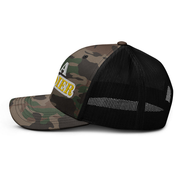 SOCA SOLDIER Camouflage Trucker Hat