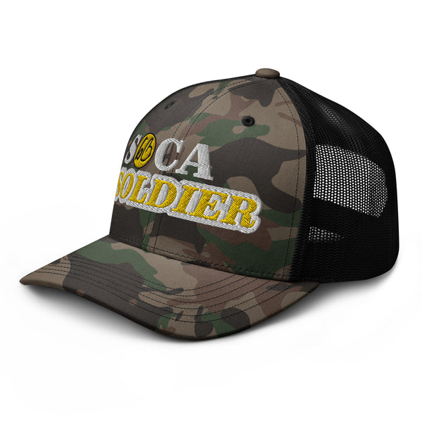 SOCA SOLDIER Camouflage Trucker Hat