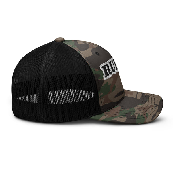 RUDE BOY Camouflage Trucker Hat