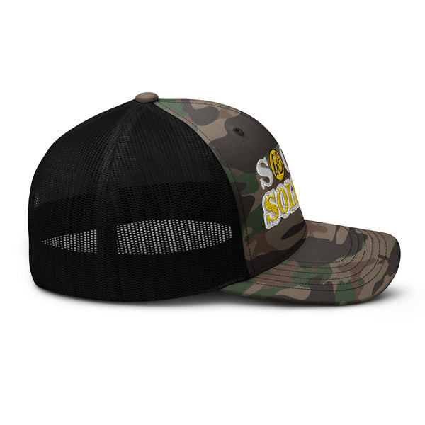 SOCA SOLDIER Camouflage Trucker Hat