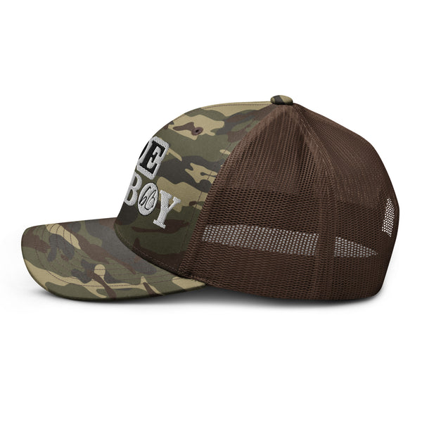 RUDE BOY Camouflage Trucker Hat