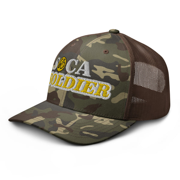 SOCA SOLDIER Camouflage Trucker Hat