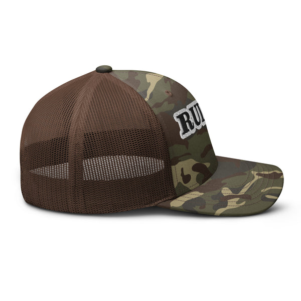 RUDE BOY Camouflage Trucker Hat