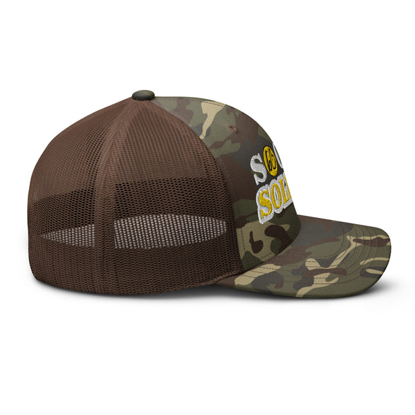 SOCA SOLDIER Camouflage Trucker Hat