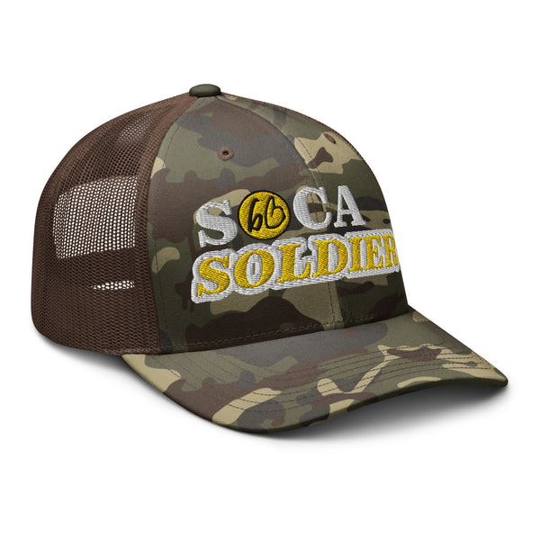 SOCA SOLDIER Camouflage Trucker Hat