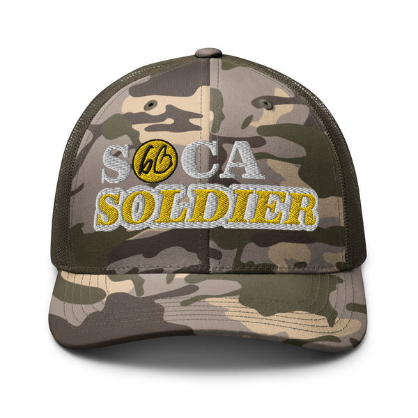 SOCA SOLDIER Camouflage Trucker Hat