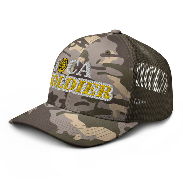 SOCA SOLDIER Camouflage Trucker Hat