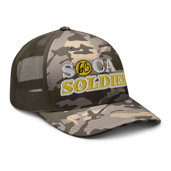 SOCA SOLDIER Camouflage Trucker Hat