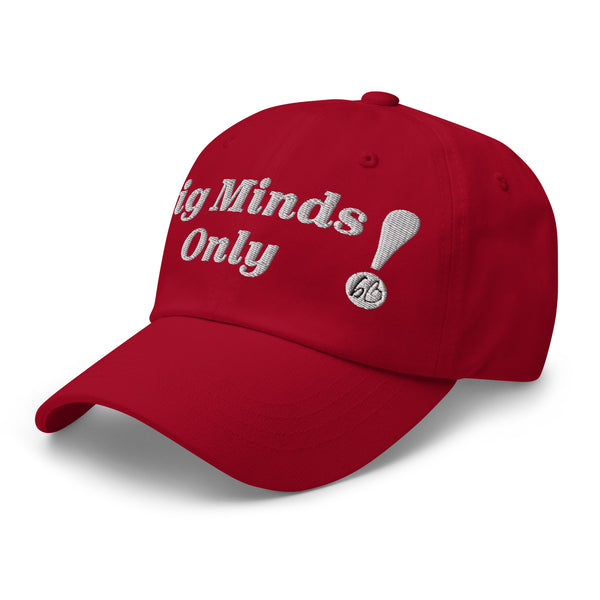 Big Minds Only Dad Hat