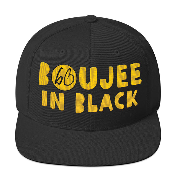 BOUJEE IN BLACK Snapback Hat