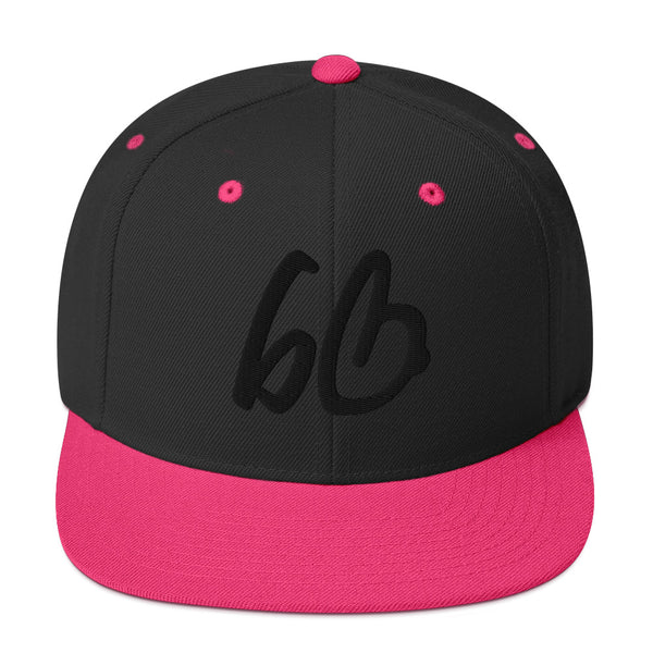 bb 3D Puff Snapback Hat