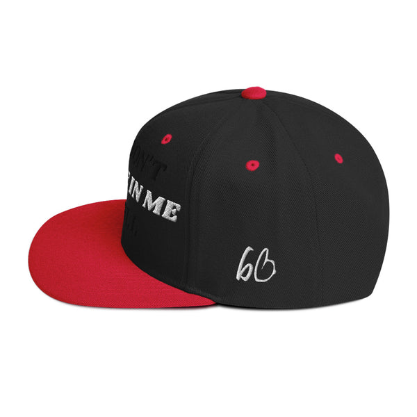 BELIEVE IN ME Snapback Hat