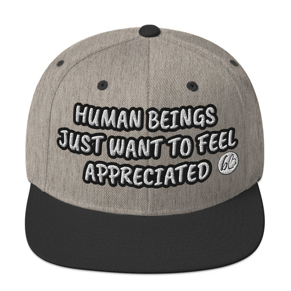 APPRECIATION bb Snapback Hat