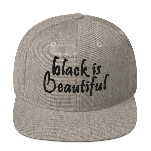 Black Is Beautiful Snapback Hat