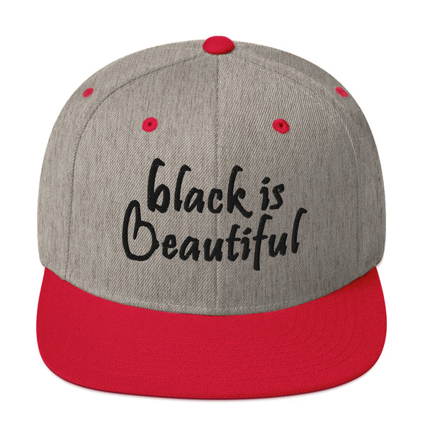 Black Is Beautiful Snapback Hat