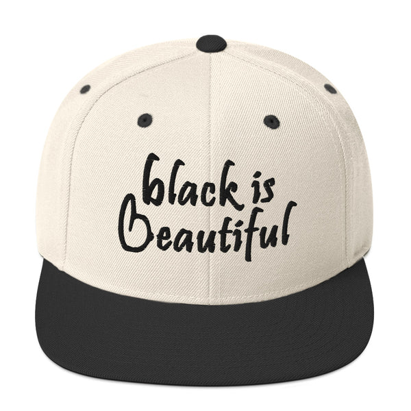 Black Is Beautiful Snapback Hat