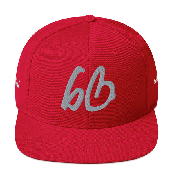 bb 3D Puff Snapback Hat