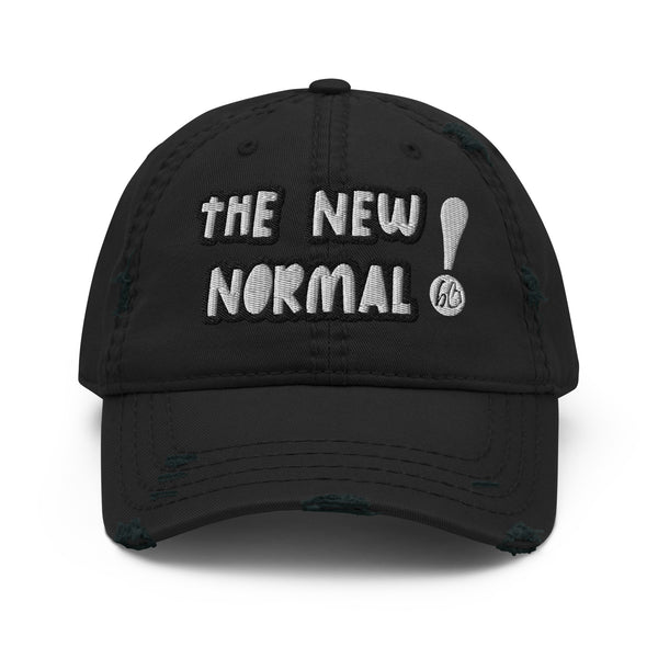 THE NEW NORMAL Distressed Dad Hat