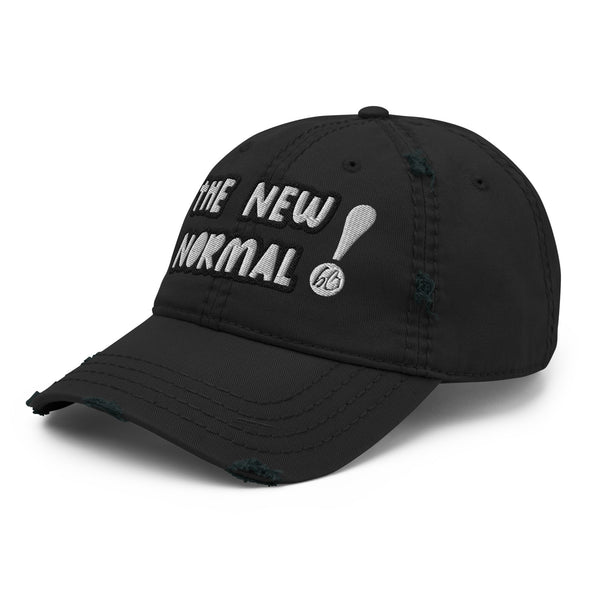 THE NEW NORMAL Distressed Dad Hat