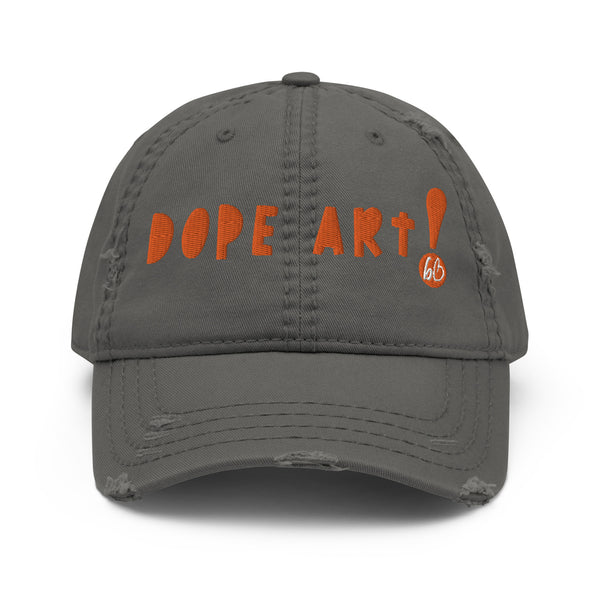 DOPE ART! Distressed Dad Hat