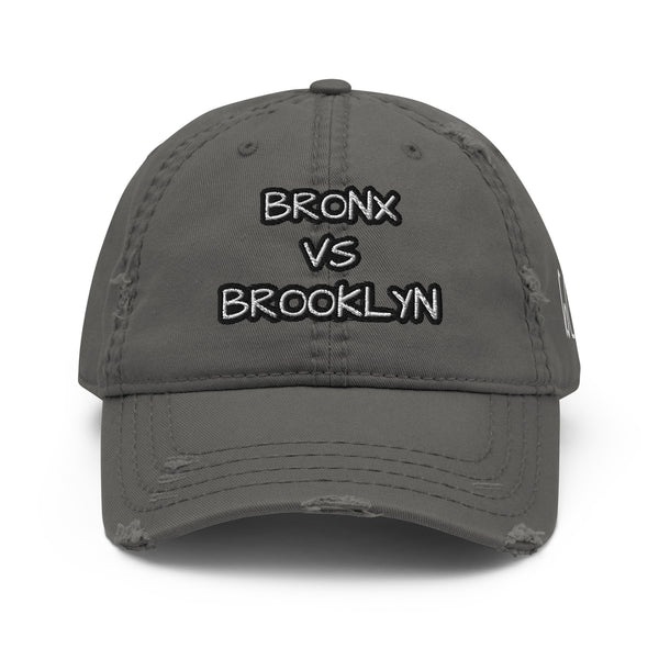 BRONX VS BROOKLYN Distressed Dad Hat