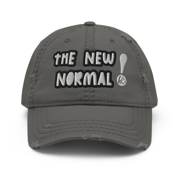 THE NEW NORMAL Distressed Dad Hat