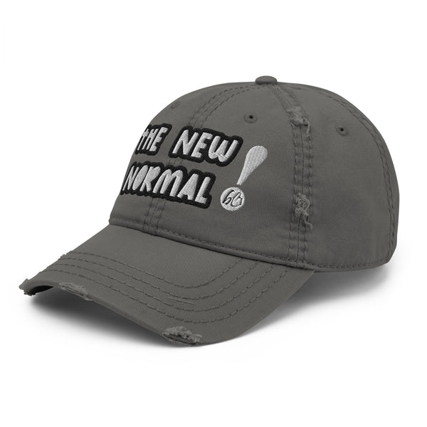 THE NEW NORMAL Distressed Dad Hat