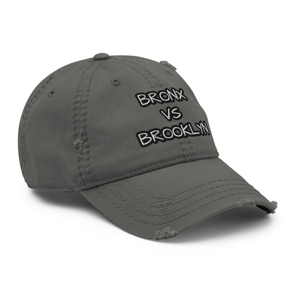 BRONX VS BROOKLYN Distressed Dad Hat