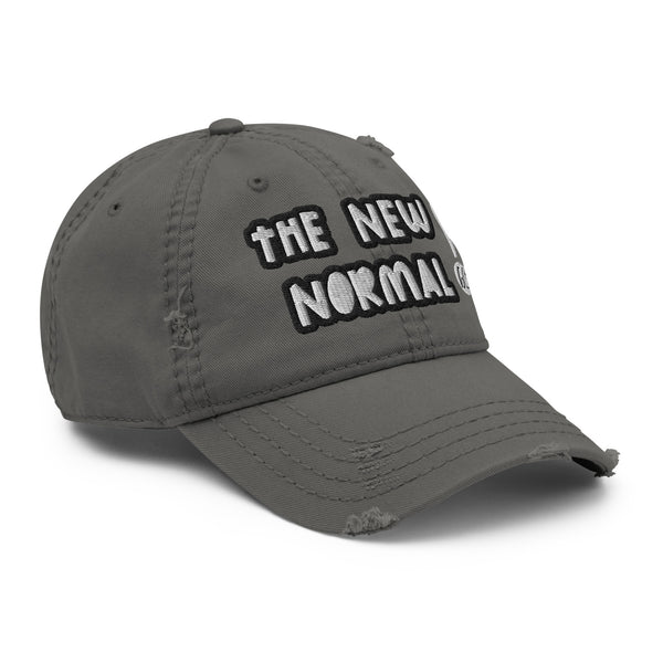 THE NEW NORMAL Distressed Dad Hat