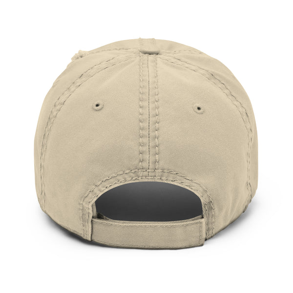 LET'S GO FISHING Distressed Dad Hat