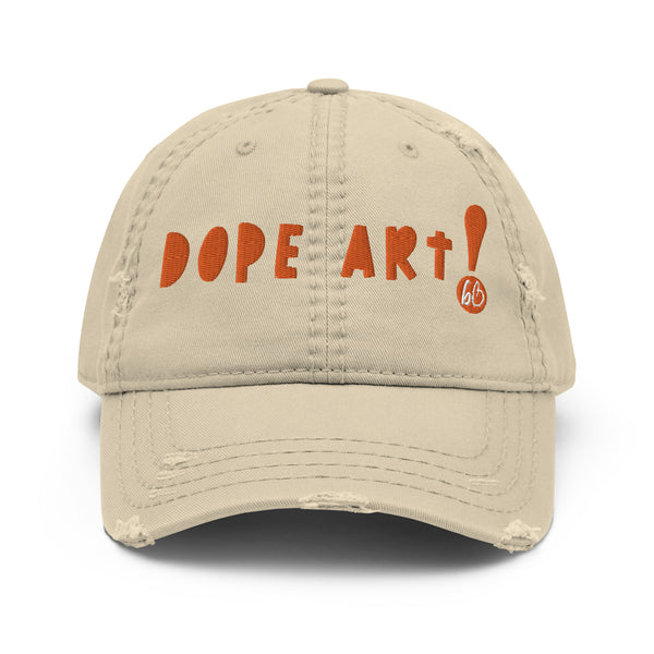 DOPE ART! Distressed Dad Hat