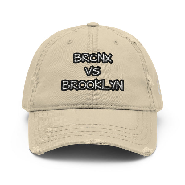 BRONX VS BROOKLYN Distressed Dad Hat