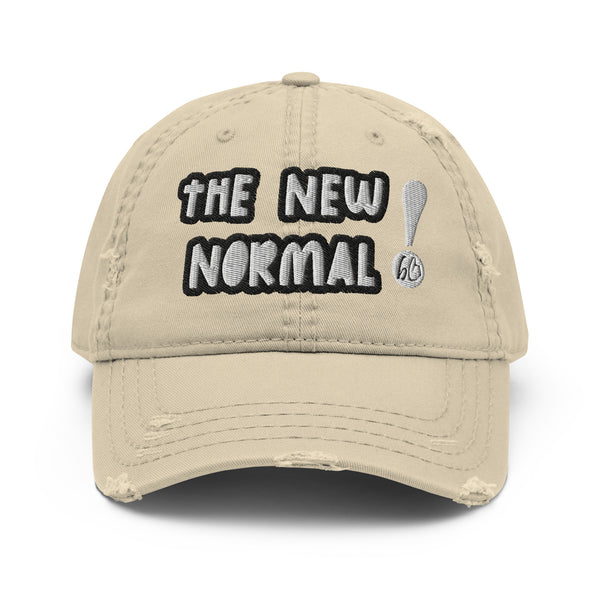 THE NEW NORMAL Distressed Dad Hat