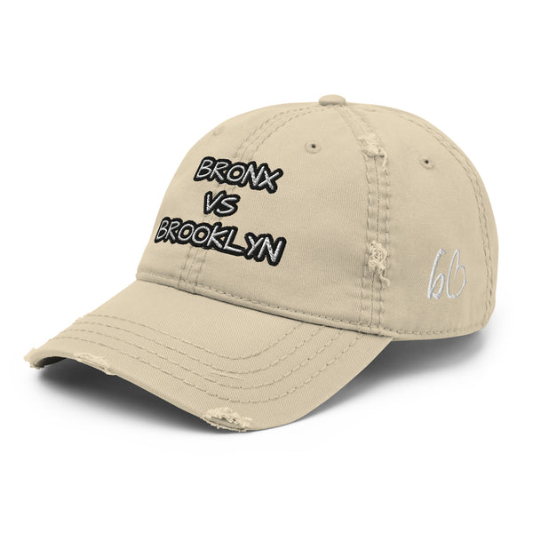 BRONX VS BROOKLYN Distressed Dad Hat