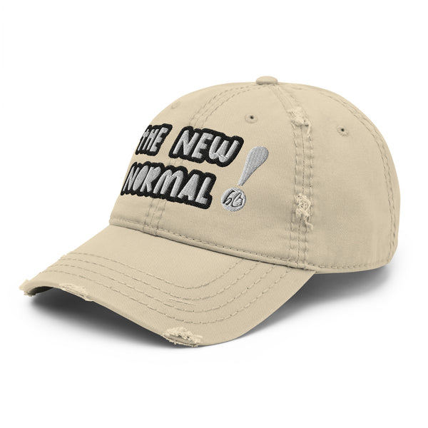 THE NEW NORMAL Distressed Dad Hat