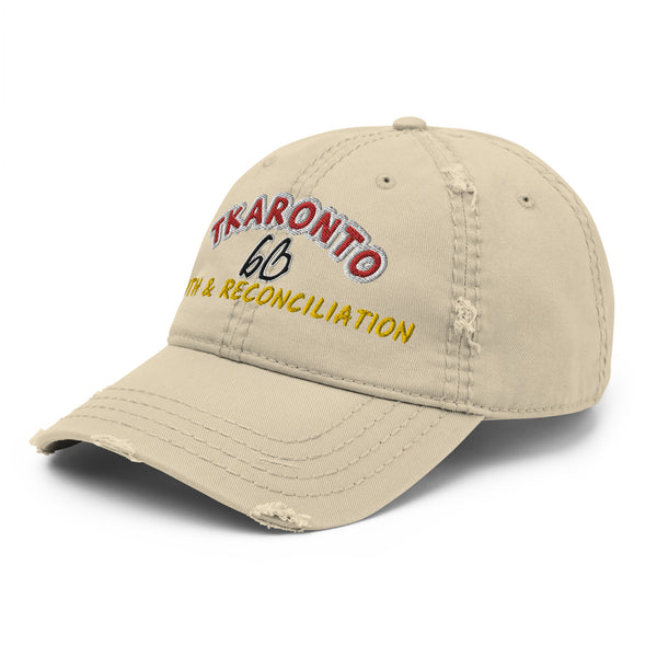 Tkaronto bb Distressed Dad Hat