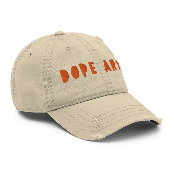 DOPE ART! Distressed Dad Hat