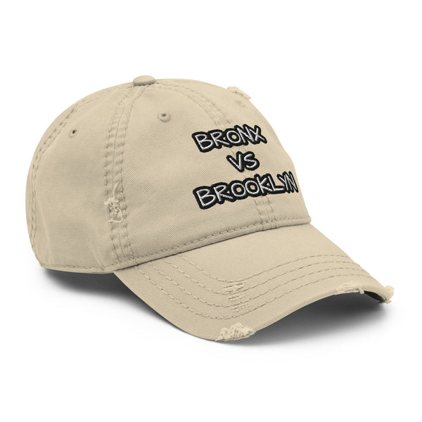 BRONX VS BROOKLYN Distressed Dad Hat