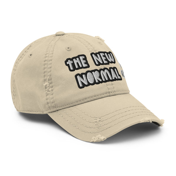 THE NEW NORMAL Distressed Dad Hat