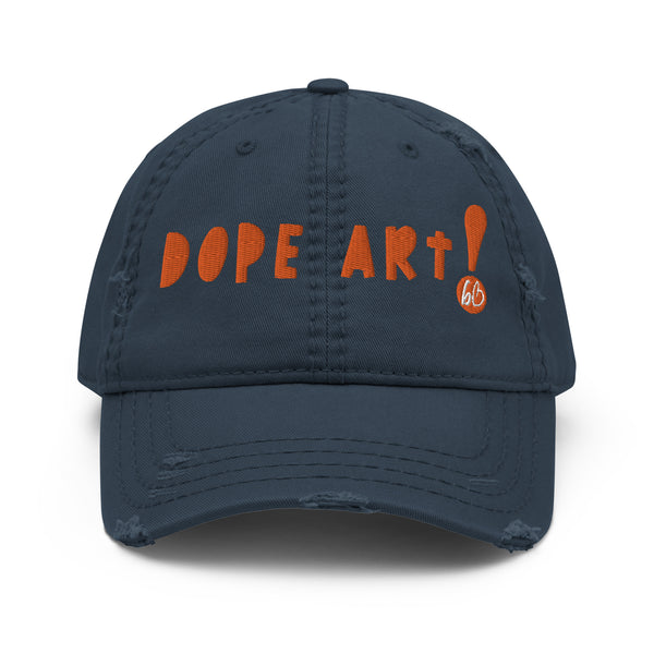 DOPE ART! Distressed Dad Hat