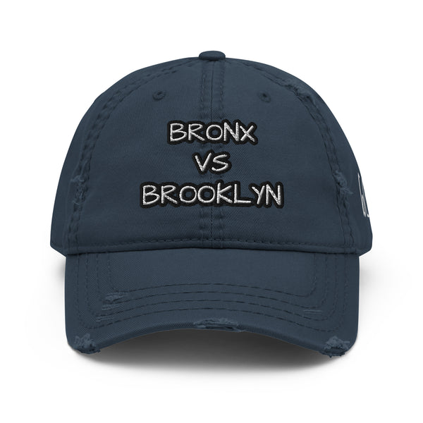 BRONX VS BROOKLYN Distressed Dad Hat