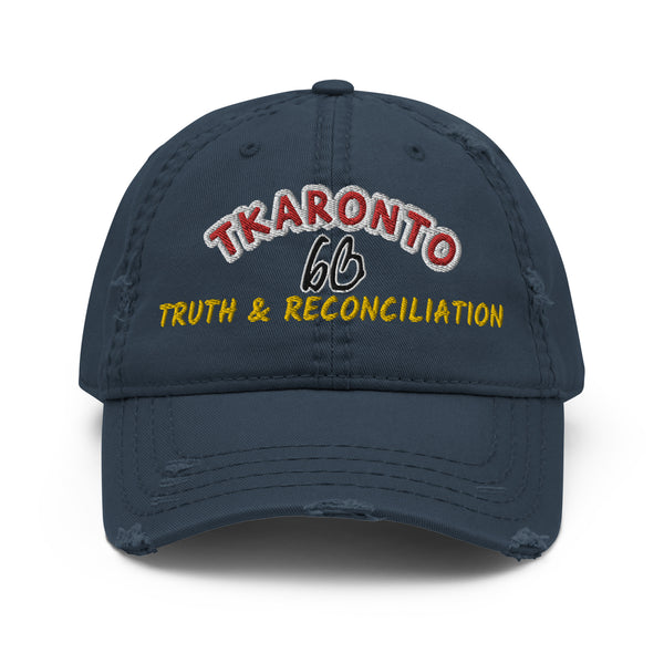 Tkaronto bb Distressed Dad Hat