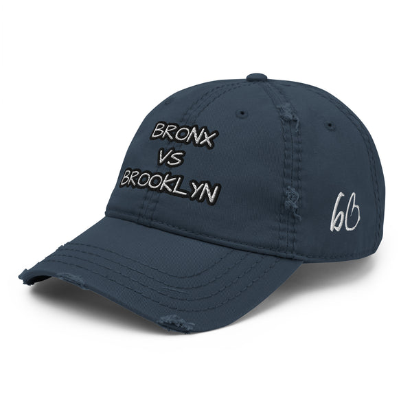 BRONX VS BROOKLYN Distressed Dad Hat