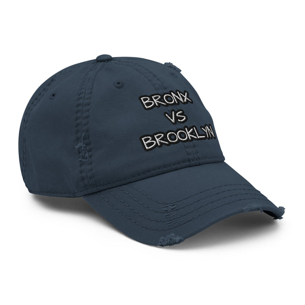 BRONX VS BROOKLYN Distressed Dad Hat