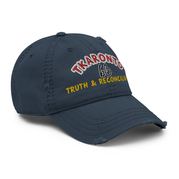 Tkaronto bb Distressed Dad Hat