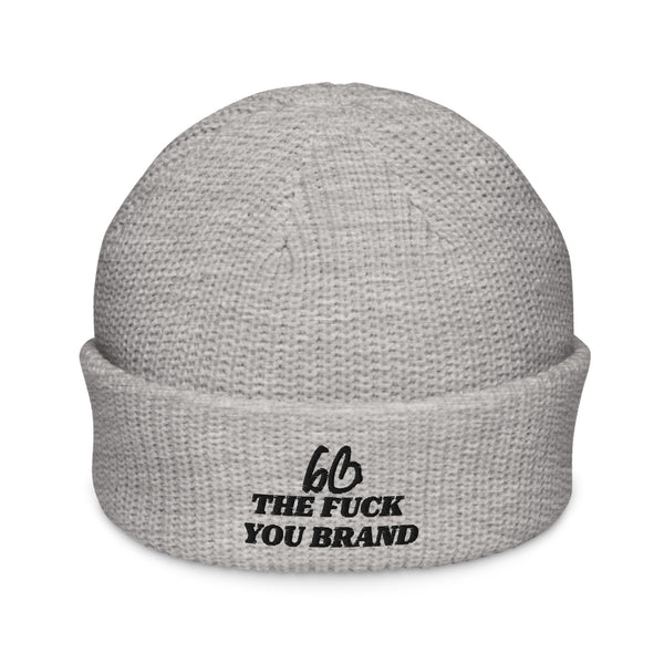 bb THE FUCK YOU BRAND Fisherman Beanie