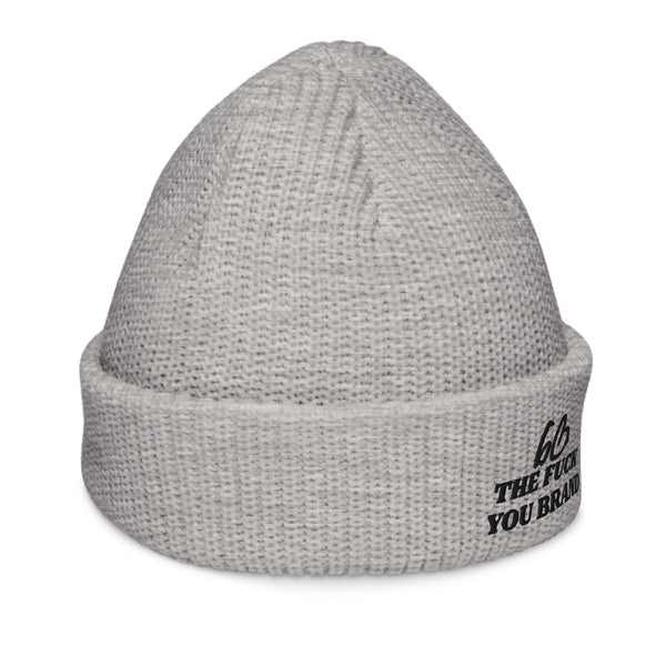 bb THE FUCK YOU BRAND Fisherman Beanie