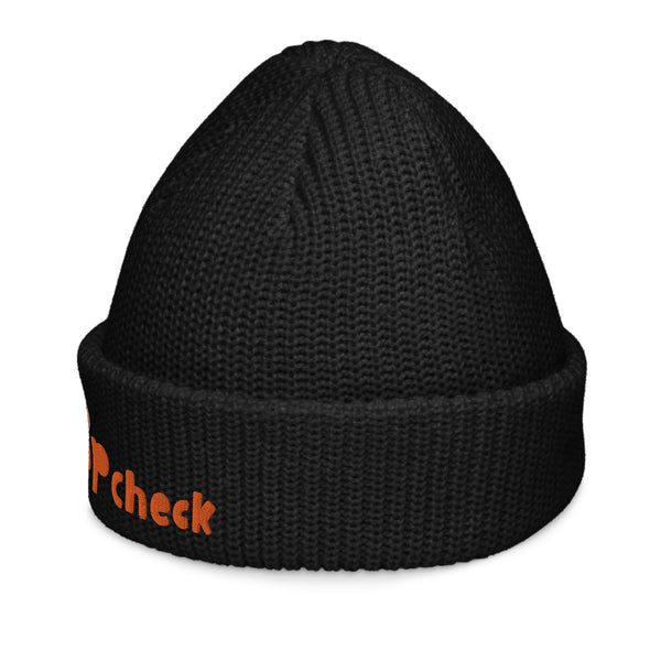 Drip Check Fisherman Beanie